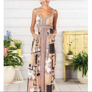 Matilda Jane boho style maxi dress